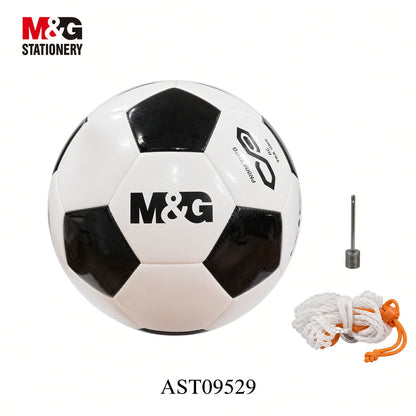 M&G Chenguang Classic Football Size 5 TPU Soccer Ball with Pump & Accessories – No: AST09529