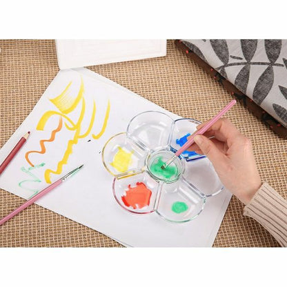 لوحة ألوان مزج الألوان من إم آند جي تشنغوانغ، مصنوعة من مادة PVC، 7 عيون، رقم المنتج: APE97726