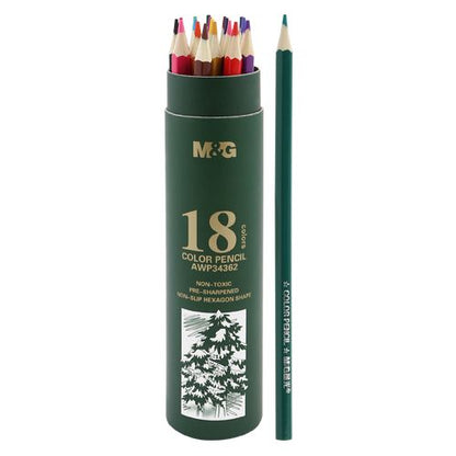 M&G pack of 18 Colouring Pencils No.34362