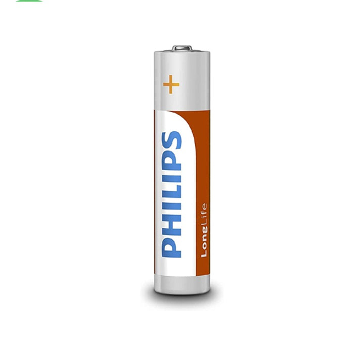 Philips Long Life Zinc Battery Set, 1.5 Volt, Type AA - 2 Pcs - No:R6L2B