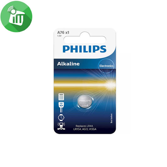 Philips Alkaline Battery AG13 LR44 – 1.5V 1PCS