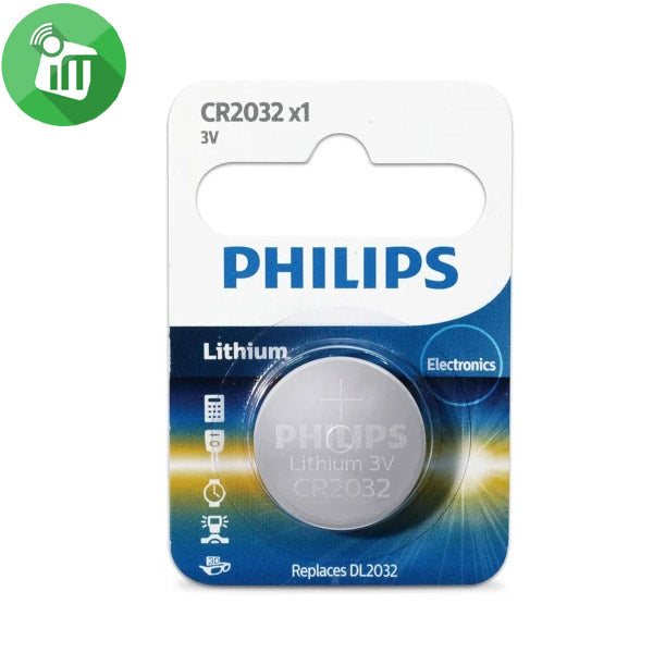 Philips Lithium Battery CR2032 – 3V 1PCS