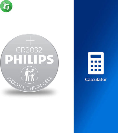 Philips Lithium Battery CR2032 – 3V 1PCS