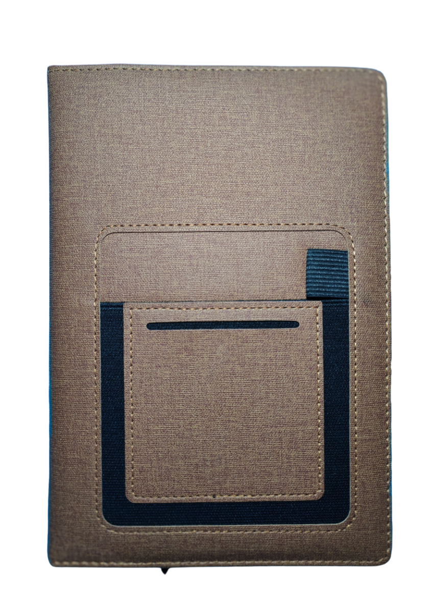 FM Notebook with a phone-grab Leather A5 .