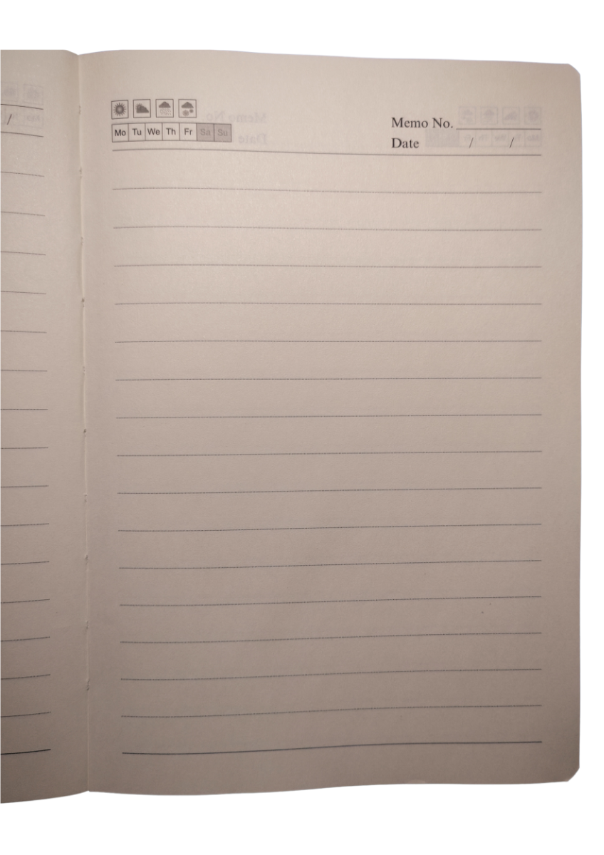 FM Notebook with a phone-grab Leather A5 .