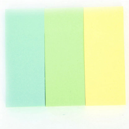 إم آند جي تشنغوانغ، ١٠٠ ورقة من الملاحظات اللاصقة بثلاثة ألوان، ملصقات لاصقة للأسماء، ٧٦ × ٣٤ مم - رقم: YS-14