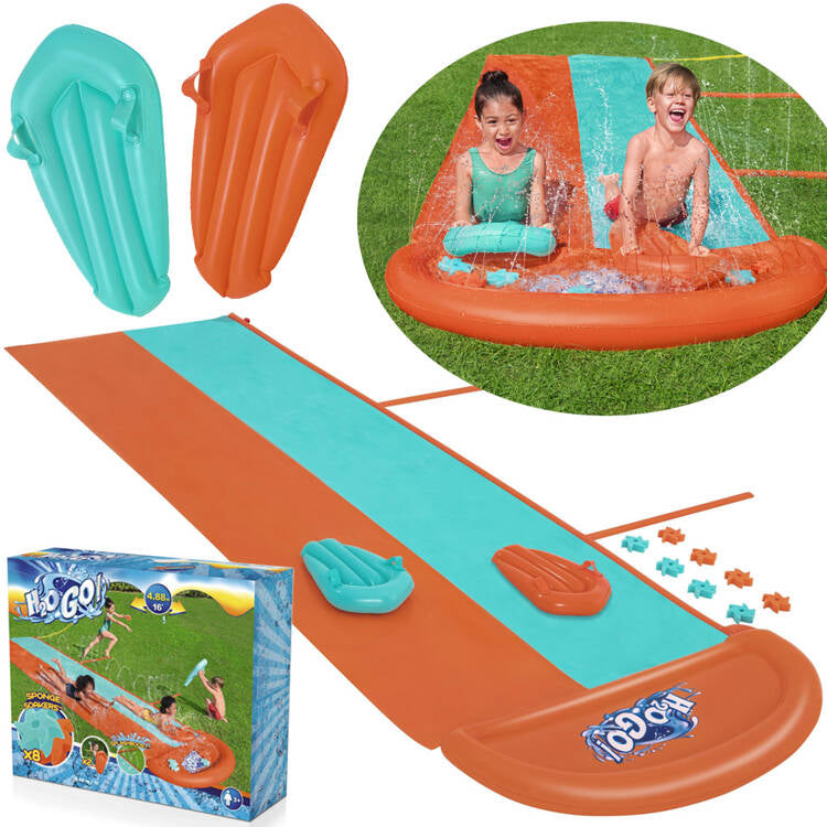 Bestway two-person water slide 4.88 m H2O GO! Sponge Soakers - No:52484
