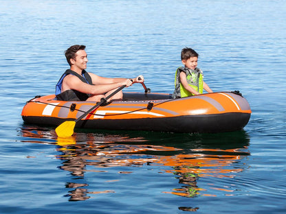 Bestway Inflatable fishing boat complete with oars and pump - 2.28m x 1.10m - No:61102