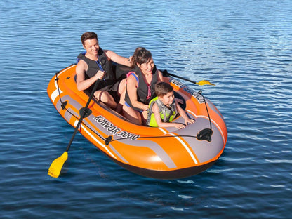 Bestway Inflatable fishing boat complete with oars and pump - 2.28m x 1.10m - No:61102