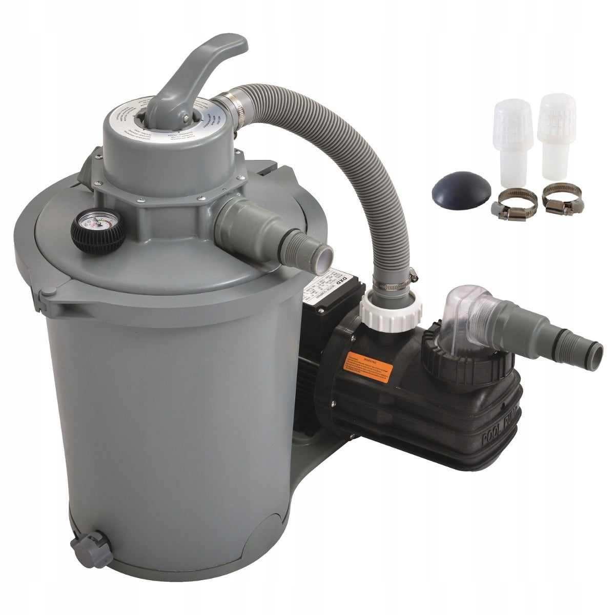 Jilong Avenli Sand Filter for Pool 6800 L/H, 30*35*60cm, Grey - No:290732eu