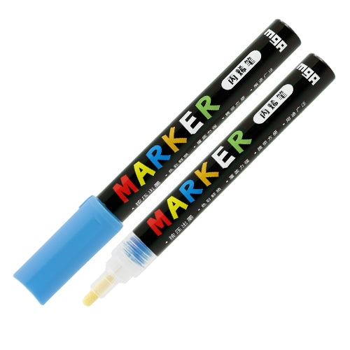 M&G Blue Acrylic Marker 2mm No: ZPLN6570XC