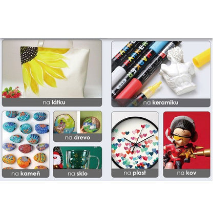 قلم تحديد أكريليك أصفر من إم آند جي، 2 مم، رقم: ZPLN657053