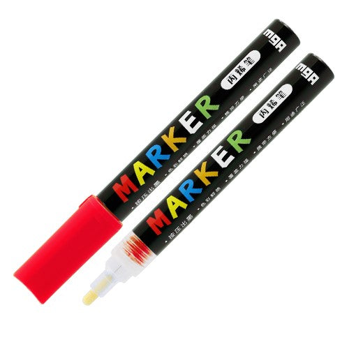 M&G Red Acrylic Marker 2mm No: ZPLN657033