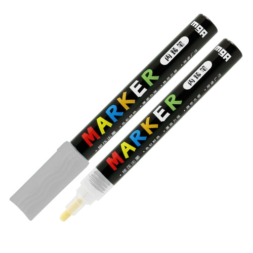 M&G Silver Acrylic Marker 2mm No: ZPLN657097