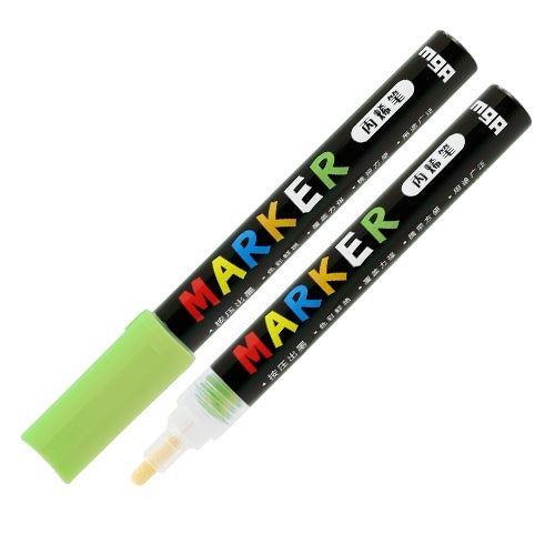 M&G Yellow Green Acrylic Marker 2mm No: ZPLN657073