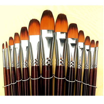 مجموعة بوميجا من 13 فرشاة طويلة للشعر الناعم (0-2-4-6-8-10-12-14-16-18-20-22-24)