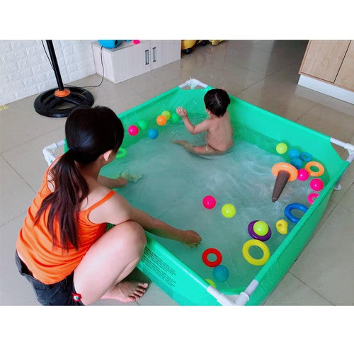 Bestway Metal Frame children's pool, 122x122x30.5cm -No:56217