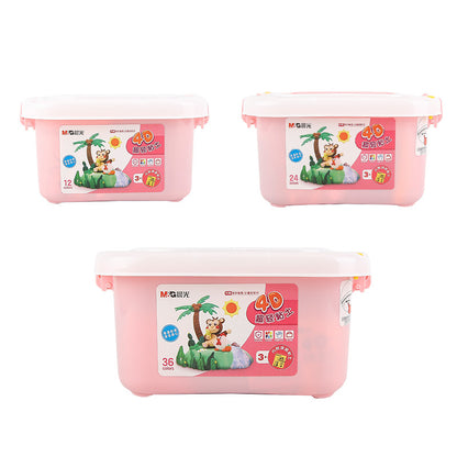 M&G Chenguang 4D Ultra-Light Clay Plasticine Non-toxic Color - 24 Colors - No:AKE04553