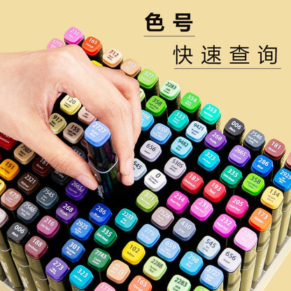 M&G Chenguang bagged double-headed marker pen color painting 80 colors - No:APMV1416