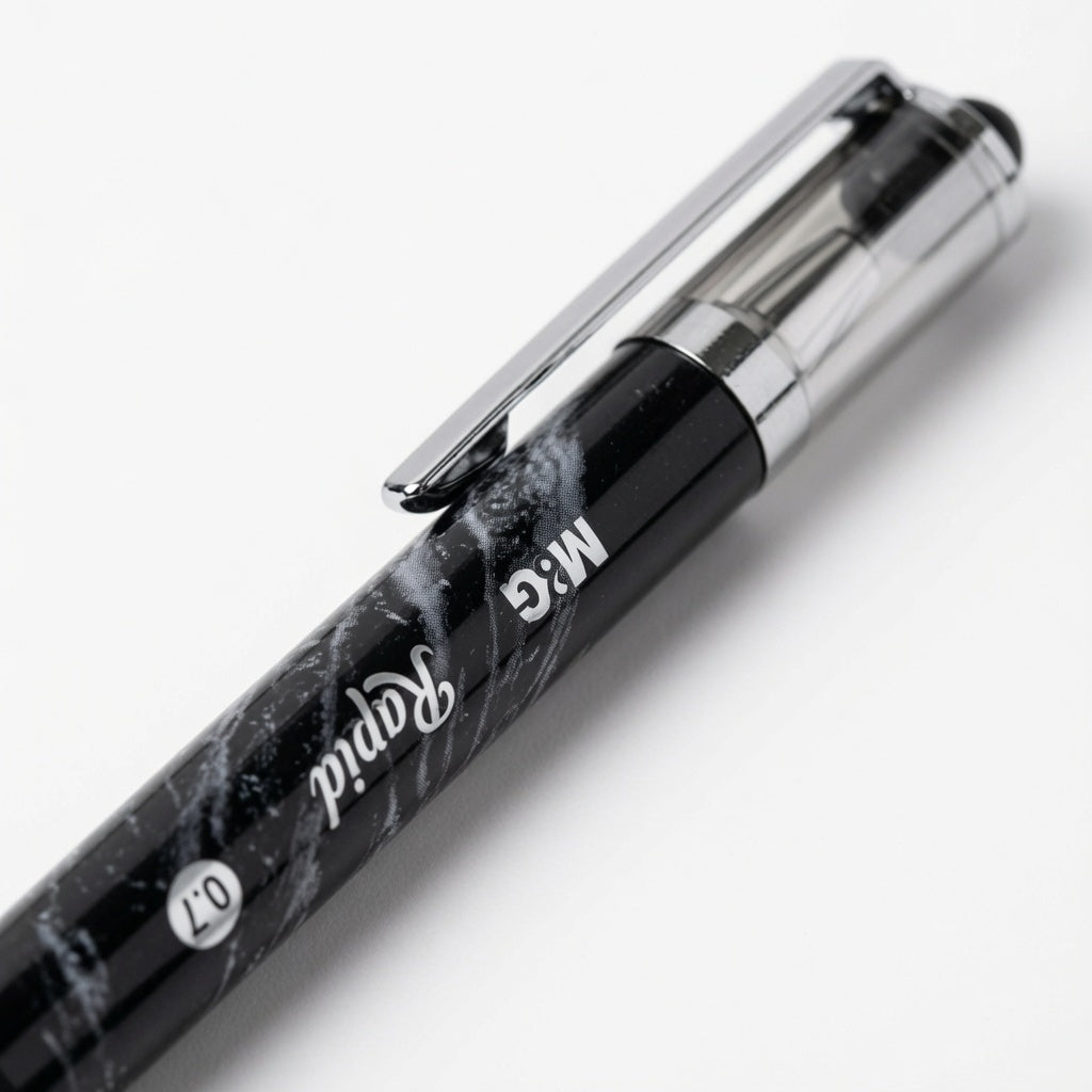 M&G Chenguang Rapid Stick Gel Pen 0.7mm – Black Ink | Smooth Writing | Metal Clip - 1 Pcs - No: AGP11574 (Copy)