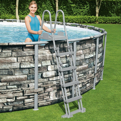 Bestway Power Steel Round Above Ground Pool Of Steel 610x132 Cm - No:56883