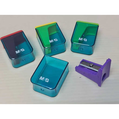 M&G Mini Single Hole Pencil Sharpener No: APS912C3 (Assorted Colours) - 1 piece