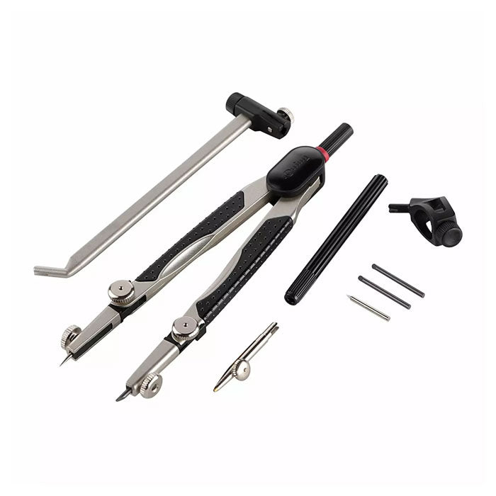 Rotring Compact Rapid Adjustment Compass Universal Set - 4 Piece - No: S0676560