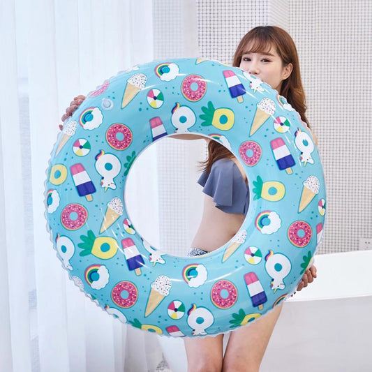 Inflatable swimming ring circle ice cream - 70cm - No:19238