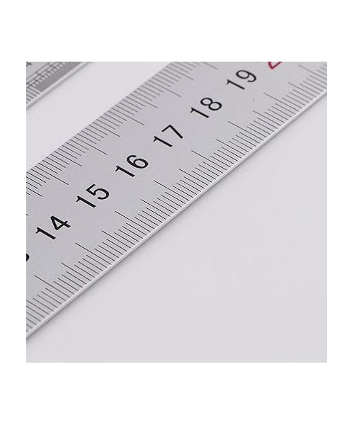 مسطرة ألومنيوم من إم آند جي تشنغوانغ، 30 سم، مانعة للانزلاق، لقياسات دقيقة ومتينة - رقم المنتج: ARLN0484