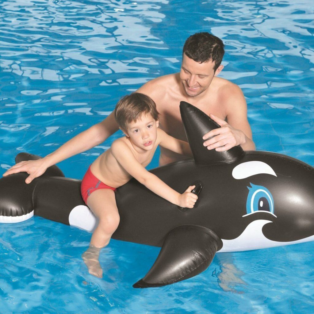 Jilong Large Inflatable Jumbo Whale Rider Ride On 190cm*92cm - No:37213