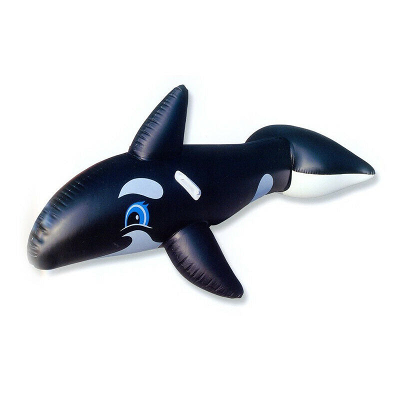 INFLATABLE JUMBO WHALE RIDE ON POOL TOY - 102*203cm