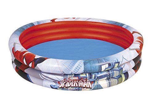 Spiderman Three Ring Inflatalbe Paddling Pool - 1.52 m x 30 cm
