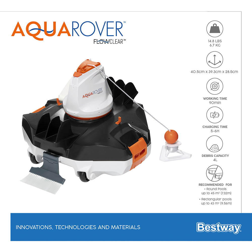 Bestway Flowclear  AquaRover Autonomous Pool Cleaning Robot - No:58622