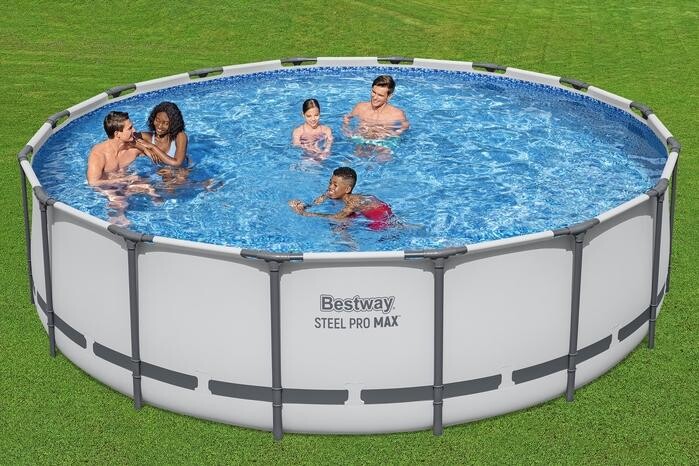 Bestway Frame pool Steel Pro Max Set 488x122 cm, with filter pump and accessories - No: 5612Z