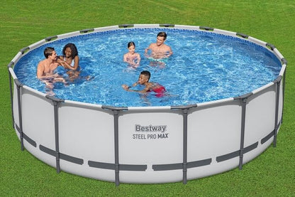 Bestway Frame pool Steel Pro Max Set 488x122 cm, with filter pump and accessories - No: 5612Z