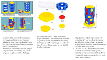 Connect 4 Twist & Turn , Group Games by Play Learn
