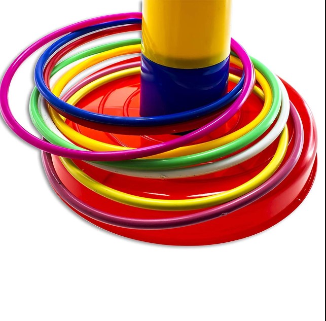 لعبة ذهنية: لعبة رمي الحلقات الملونة - رقم: 369