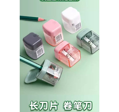 M&G Chenguang Mini pencil sharpener With cover 1 Hole - 1pcs - No:APS912D2