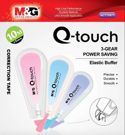 M&G Chenguang Correction Tape Q-Touch 10mX5mm  - No:ACT75971
