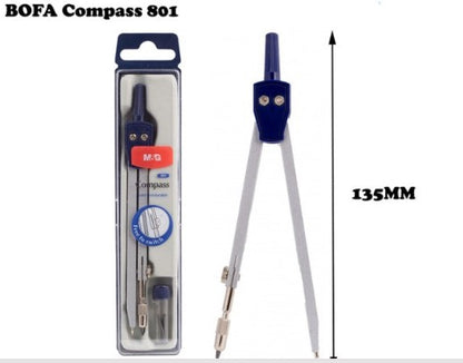 M&G Chenguang Professional Metal Geometry Compass Drawing Sketching - No:ACS908D7