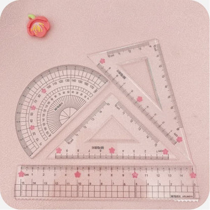 مجموعة مسطرة M&amp;G Chenguang Cherry Blossom Sakura Rain بطول 15 سم - رقم المنتج: ARL960Y4