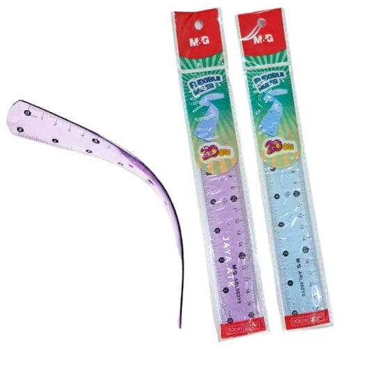 M&G Chenguang Soft Flexiable Ruler 20cm Transparent - No: ARL960Y6