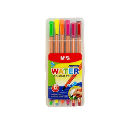 M&G Chenguang Flowmaster Water Color Pen 12 colors - No:ACP901DN