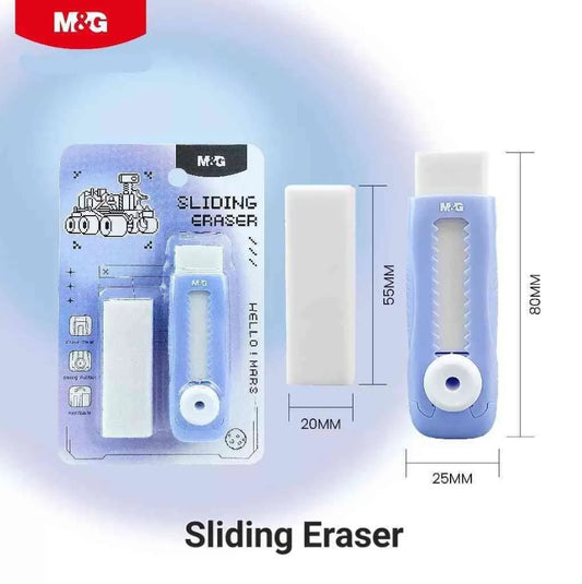 M&G Chenguang Sliding Retractable Push Eraser With Refill - No:AXPQ4272
