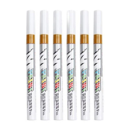 M&G Chenguang thin rod Paint Marker Pen Waterproof Oily - No:AOMY8503 - Gold- 1pcs