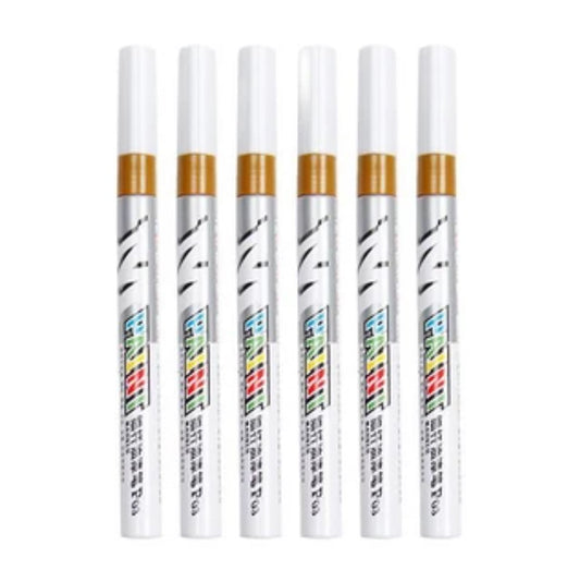 M&G Chenguang thin rod Paint Marker Pen Waterproof Oily - No:AOMY8503 - Gold- 1pcs