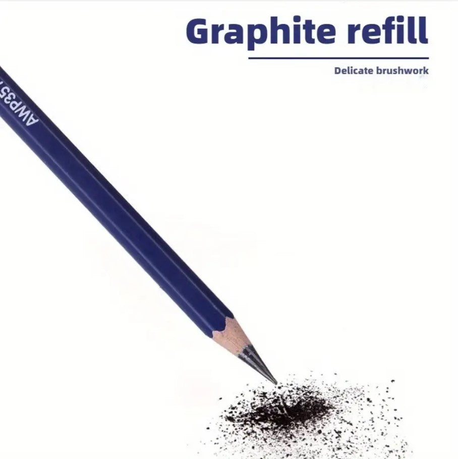 قلم رصاص فحم M&amp;G Chenguang Sketch الاحترافي للرسم - متوسط ​​- رقم: AWP357D2