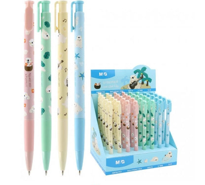 M&G Chenguang Summer Cha-Cha-Cha Ballpoint Pen 0.7 mm - No:ABP827R3