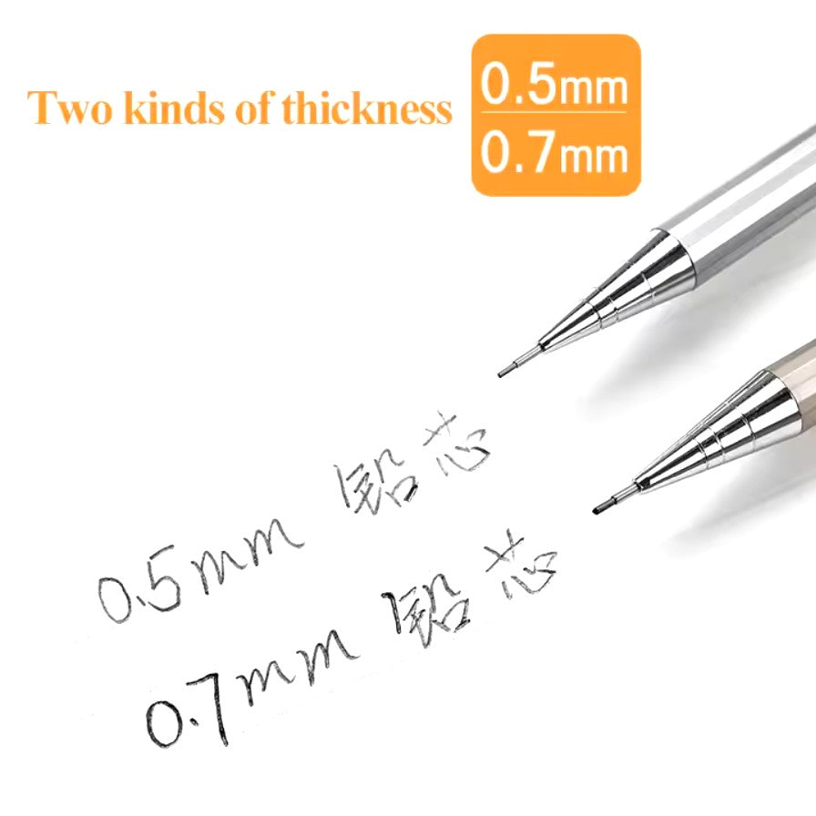 قلم رصاص ميكانيكي أوتوماتيكي من إم آند جي تشنغوانغ، مصنوع من المعدن والحديد، بسماكة 0.7 مم - رقم الموديل: MP1001