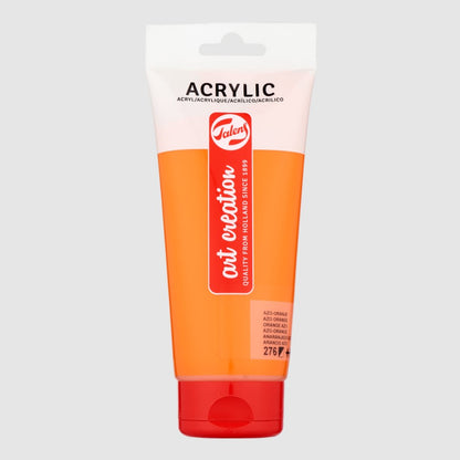 أنبوب ألوان أكريليك من تالينز آرت كرييشن، 200 مل - برتقالي آزو - رقم: 276